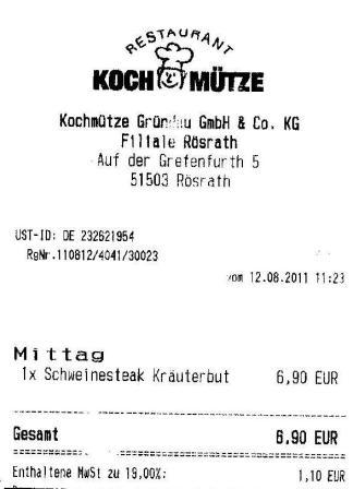 poct Hffner Kochmtze Restaurant